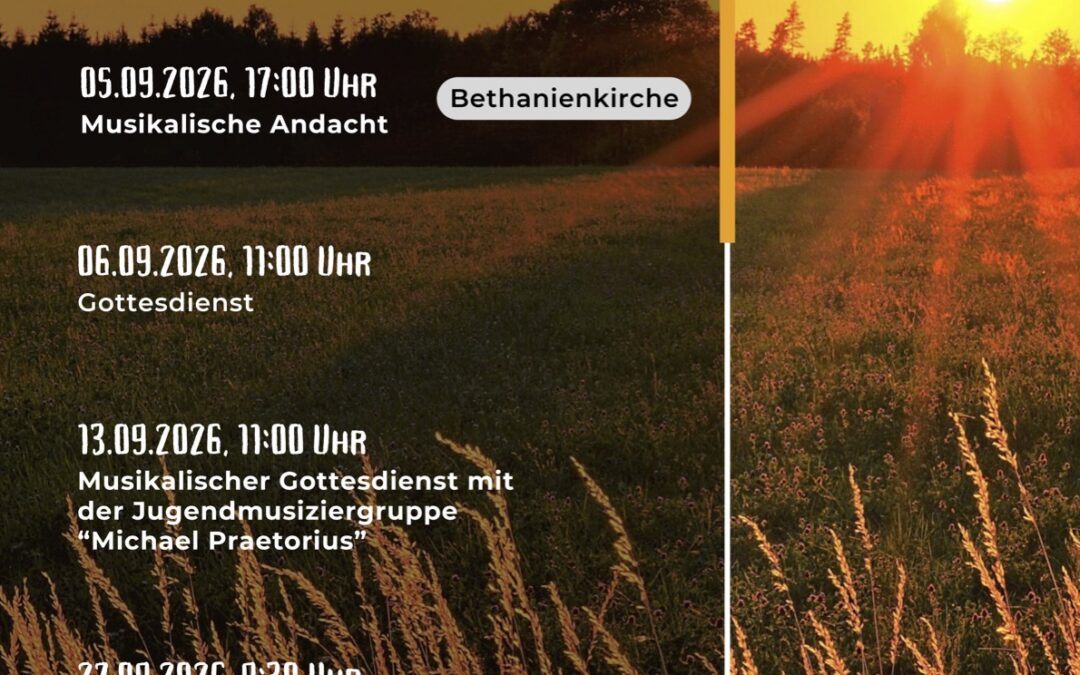 Gottesdienste im September!