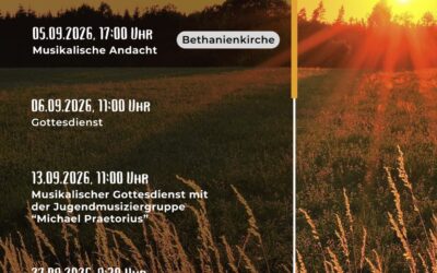 Gottesdienste im September!