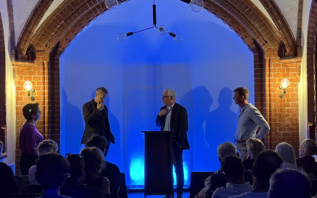 Schön war’s zum Start unserer neuen Veranstaltungsreihe „Tiefes Blau“ am 3. September im Westkreuz.