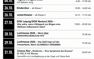 Das Programm im Oktober!